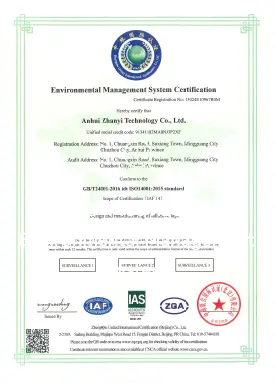 <br>Hệ thống quản l&yacute; m&ocirc;i trường ISO 14001:2015